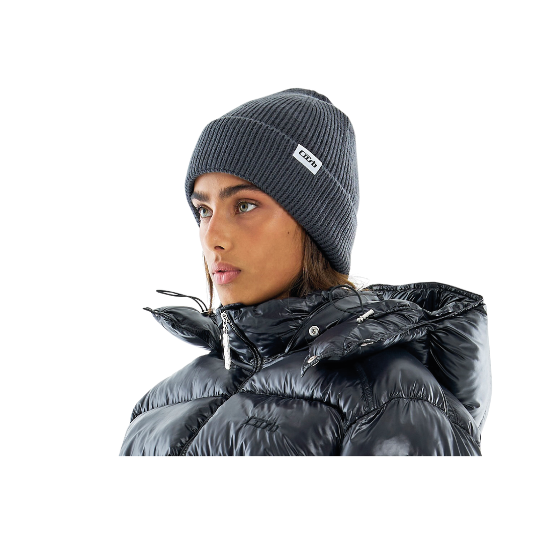 Folded Beanie Anthrazit