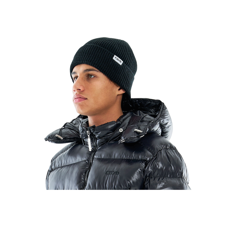 Folded Beanie Black