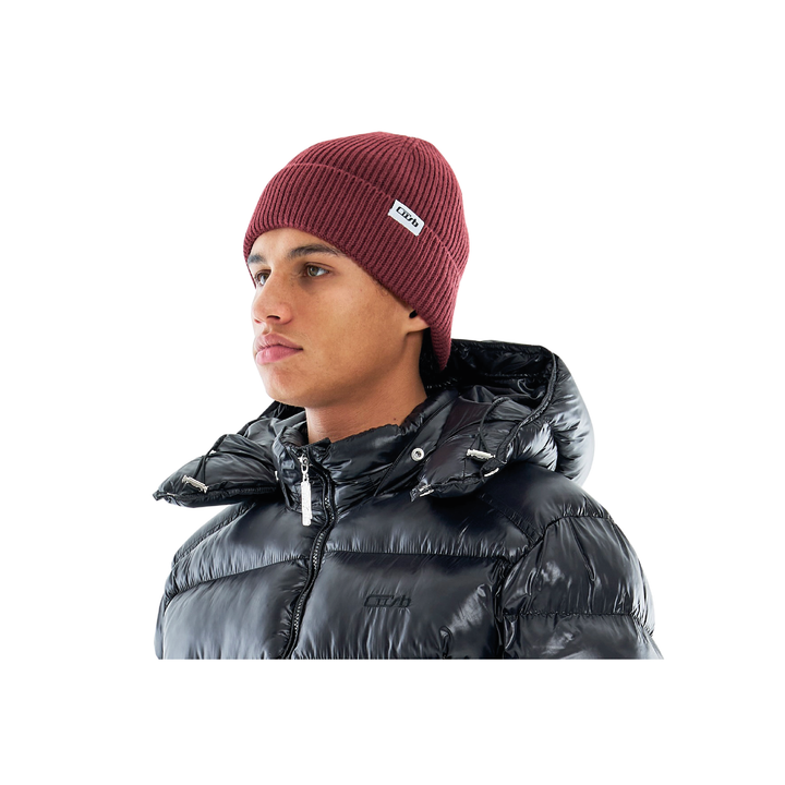Folded Beanie Rich Red
