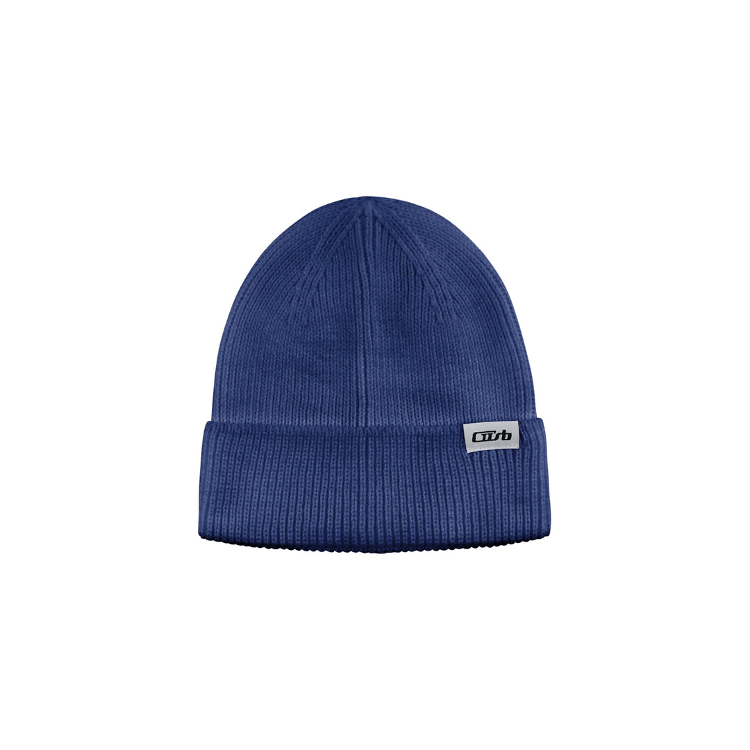 Folded Beanie Navy Blue