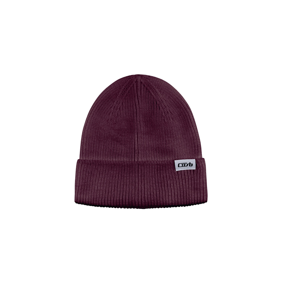 Folded Beanie Black Cherry