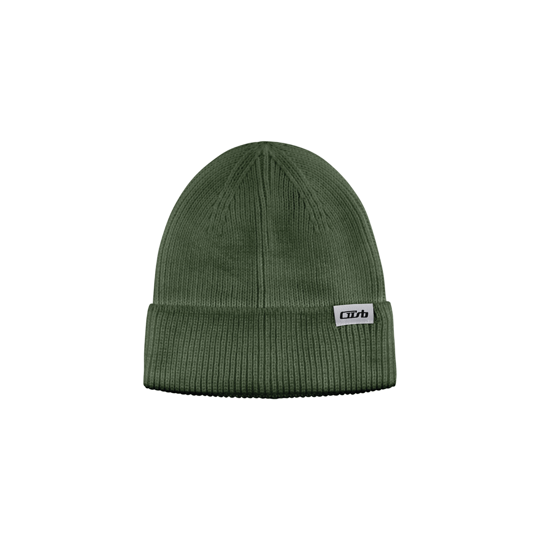Folded Beanie Bronze Green