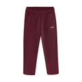 OPEN LEG JOGGER BLACK CHERRY
