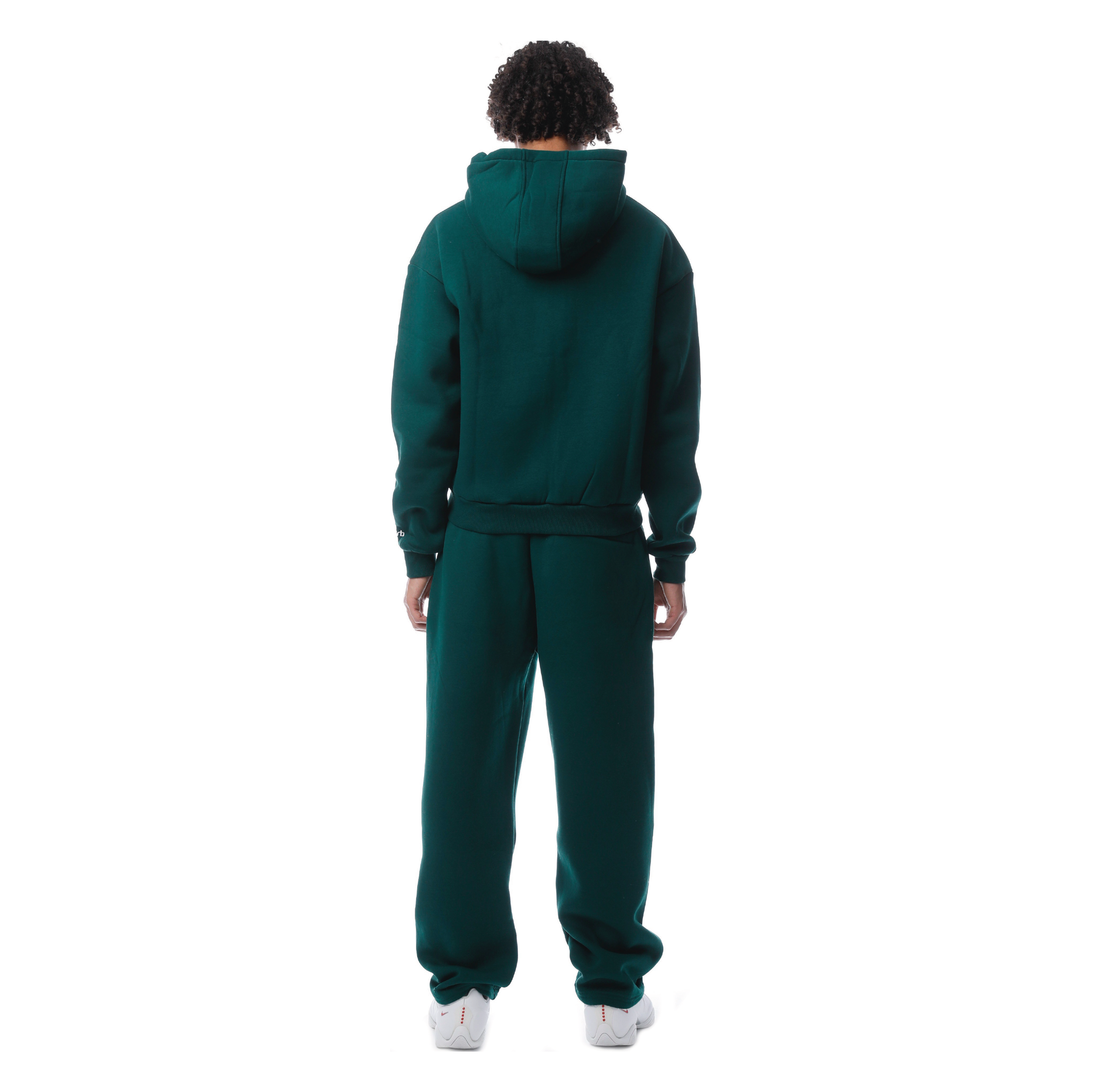 The Greii Green Luxe Vneck Hoodie  Black 30a