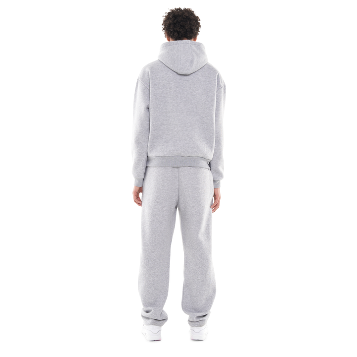 OPEN LEG JOGGER GREY MELANGE