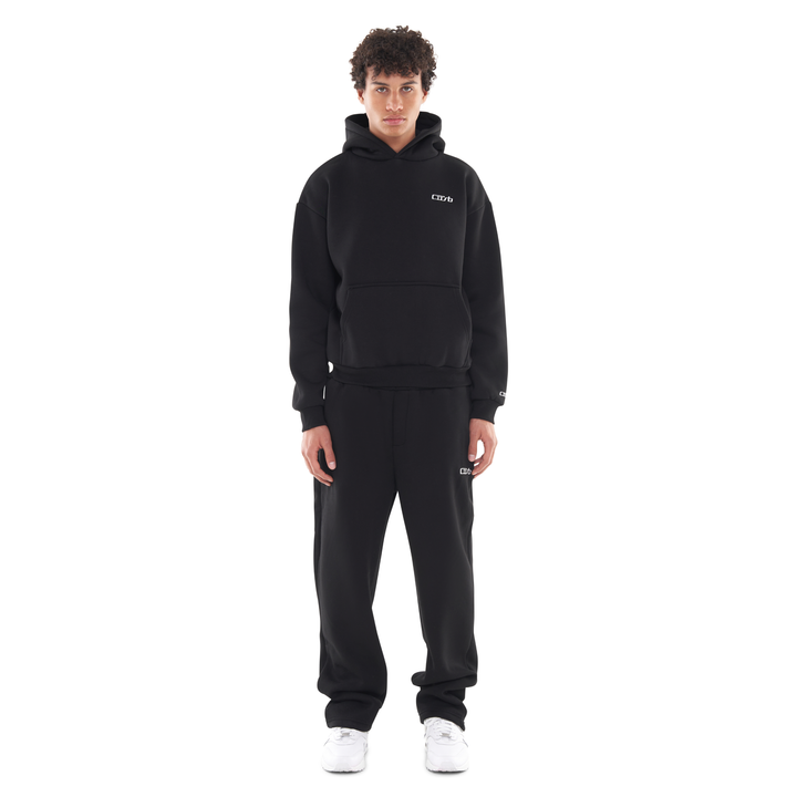OPEN LEG JOGGER BLACK