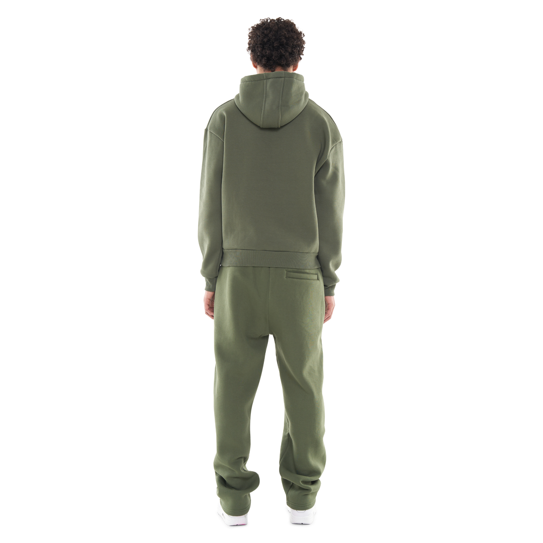 OPEN LEG JOGGER BRONZE GREEN