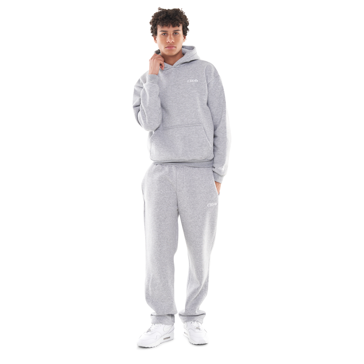 OPEN LEG JOGGER GREY MELANGE