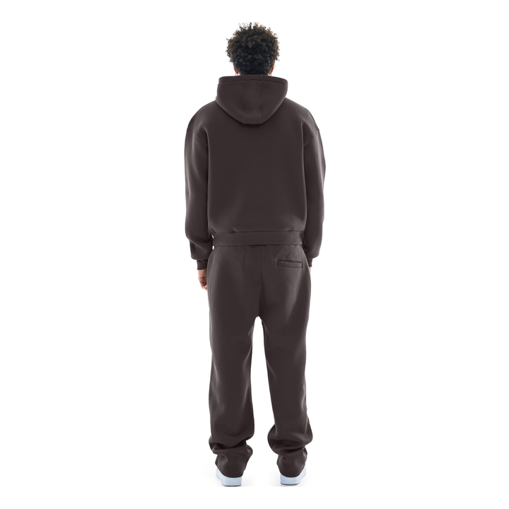 ZIP-UP DARK CHOCOLATE