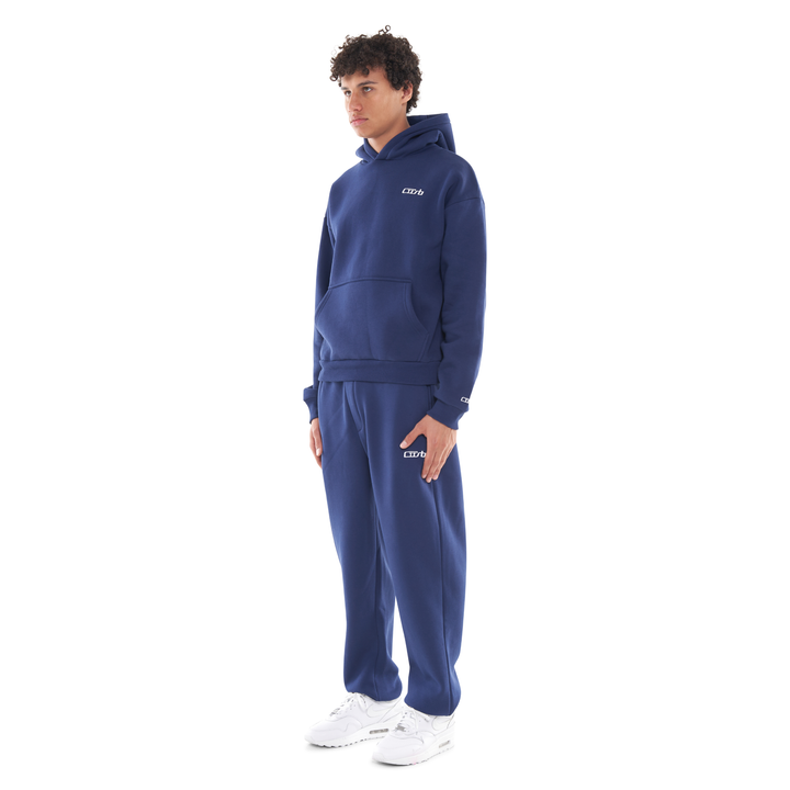 OPEN LEG JOGGER NAVY BLUE