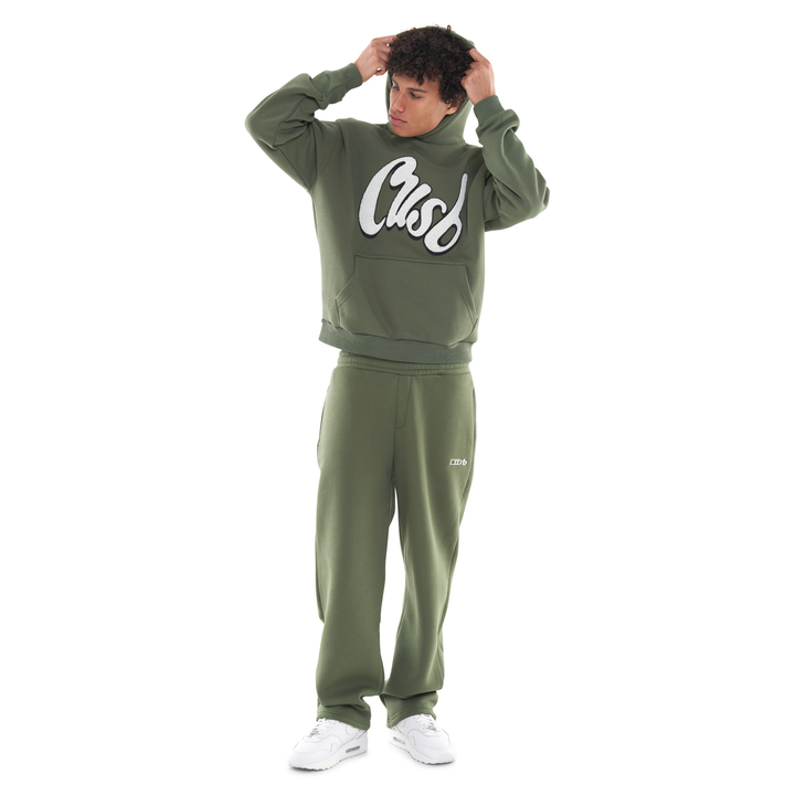 WAVE HOODIE BRONZE GREEN