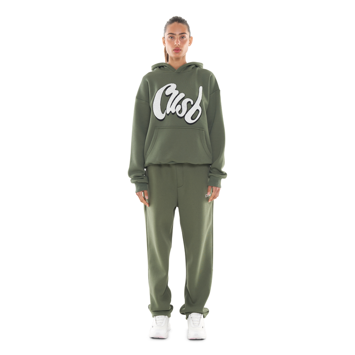 WAVE HOODIE BRONZE GREEN