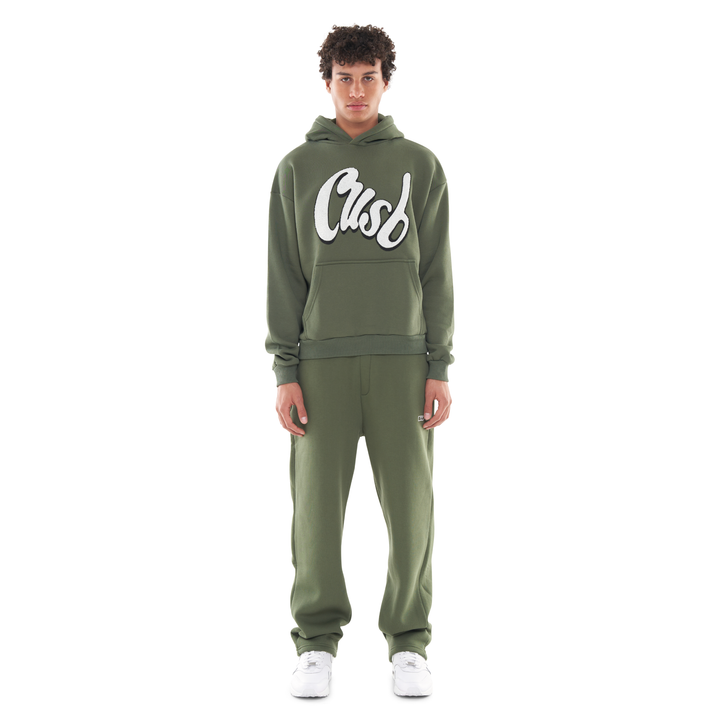 WAVE HOODIE BRONZE GREEN