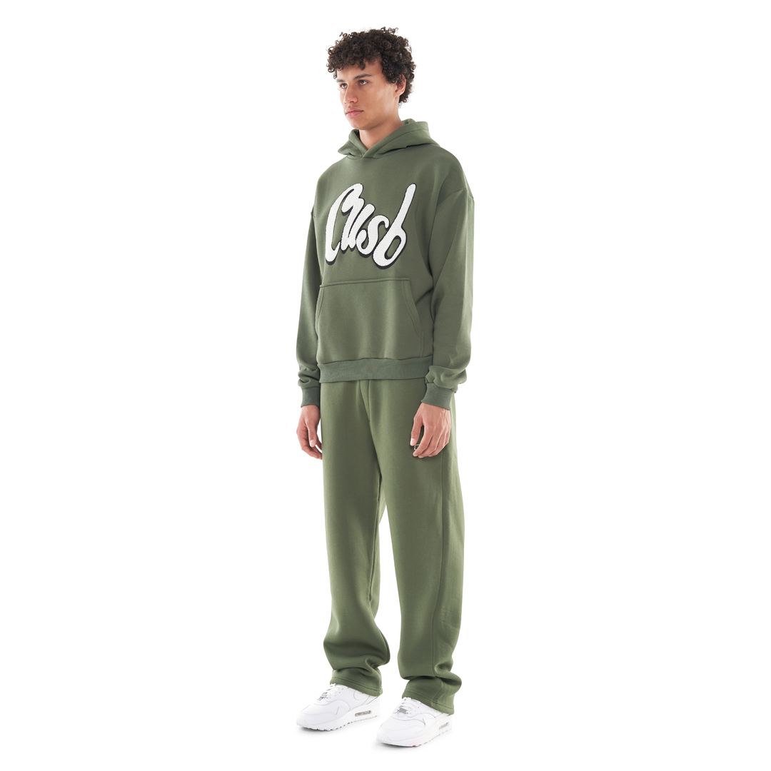 WAVE HOODIE BRONZE GREEN
