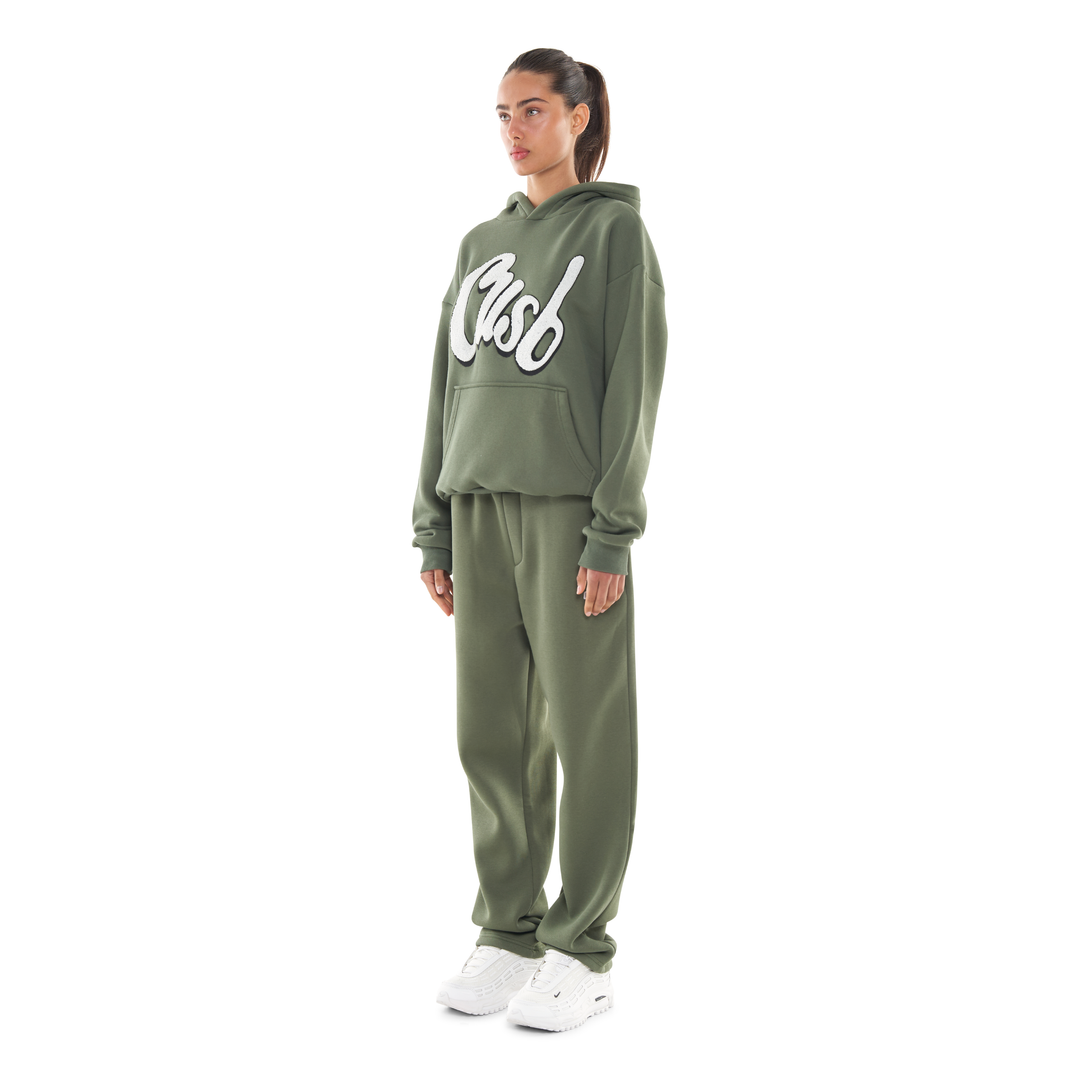 WAVE HOODIE BRONZE GREEN