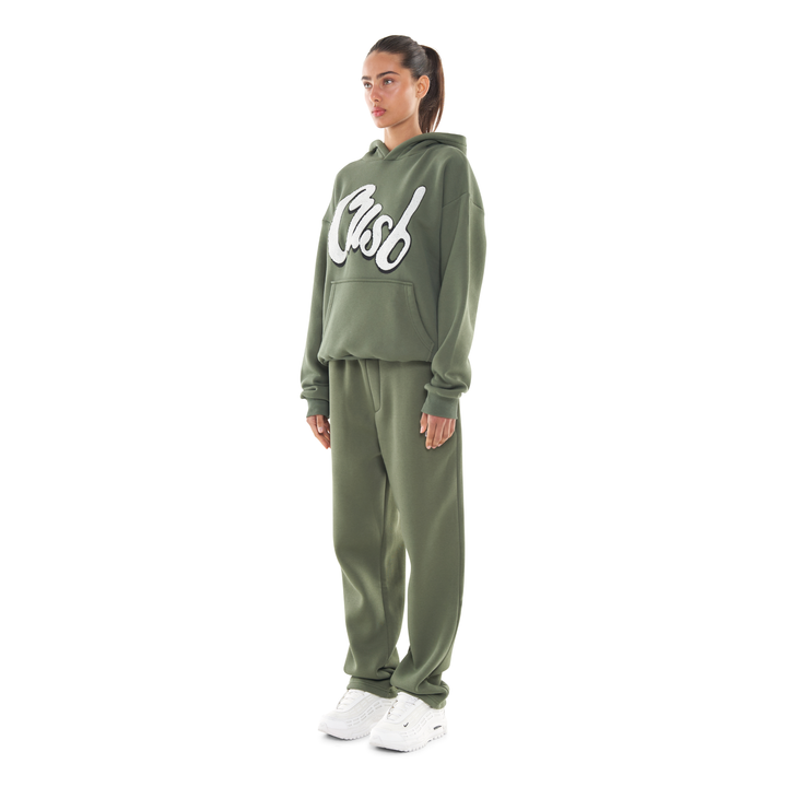 WAVE HOODIE BRONZE GREEN