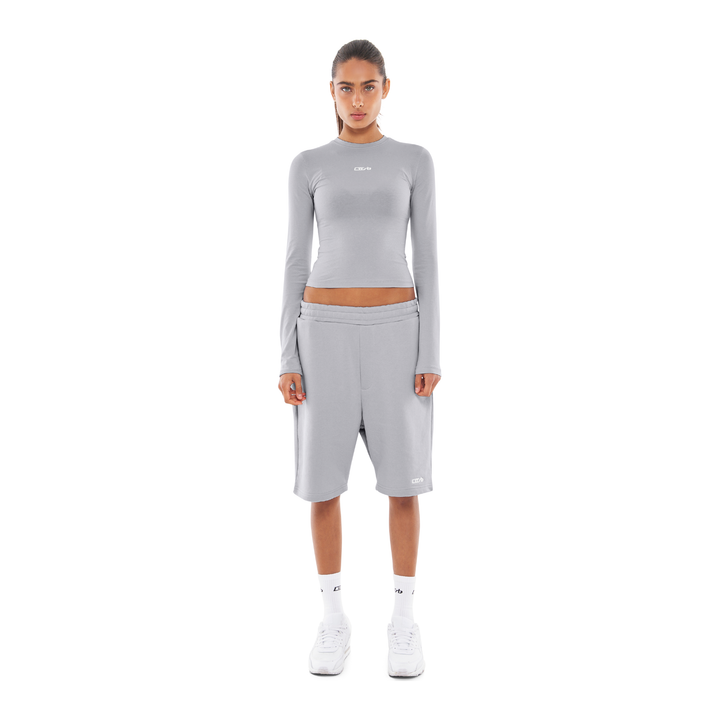 Longsleeve Silver Grey