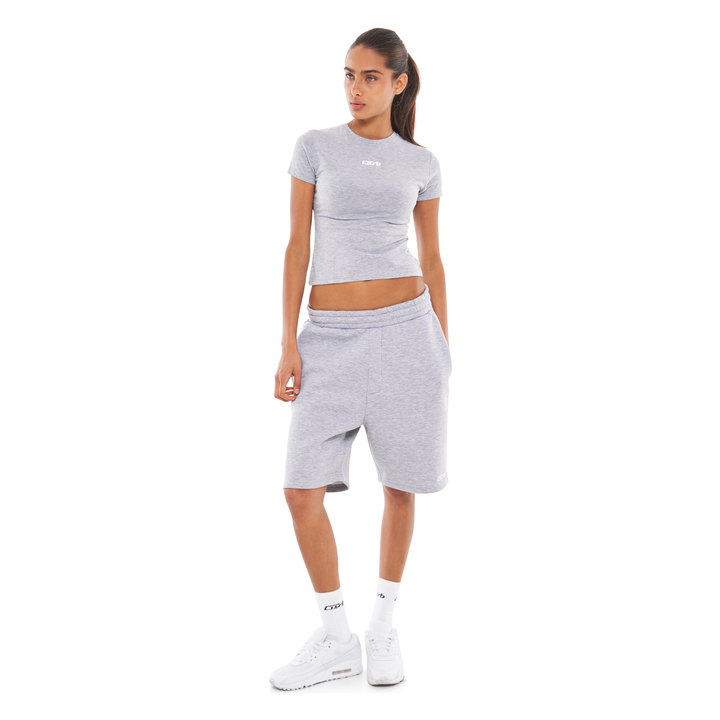 SHORTS GREY MELANGE