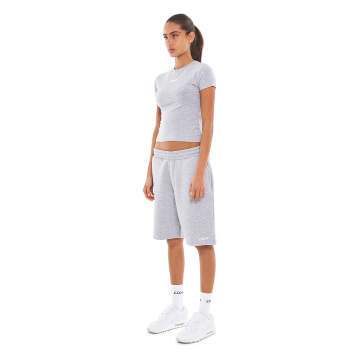 SHORTS GREY MELANGE