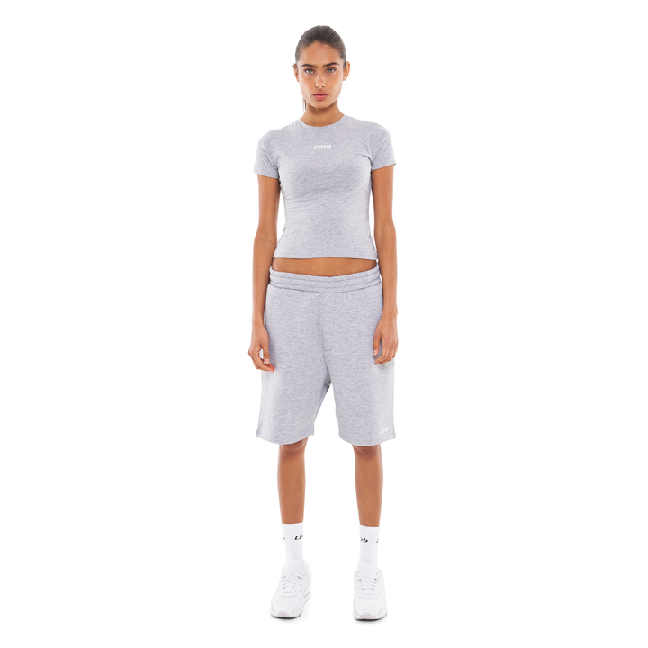 SHORTS GREY MELANGE
