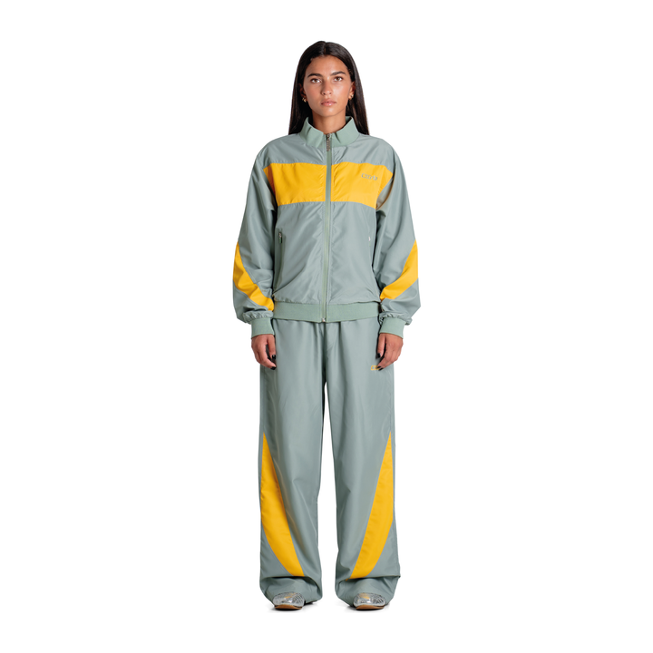 NYLON TRACKJACKET OLIVE AMBER