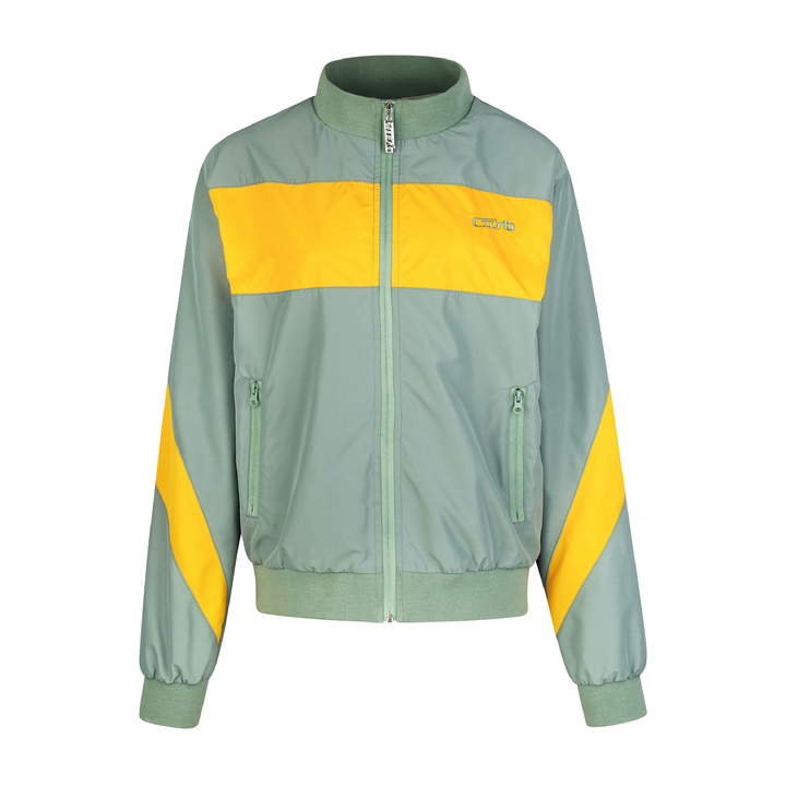 NYLON TRACKJACKET OLIVE AMBER