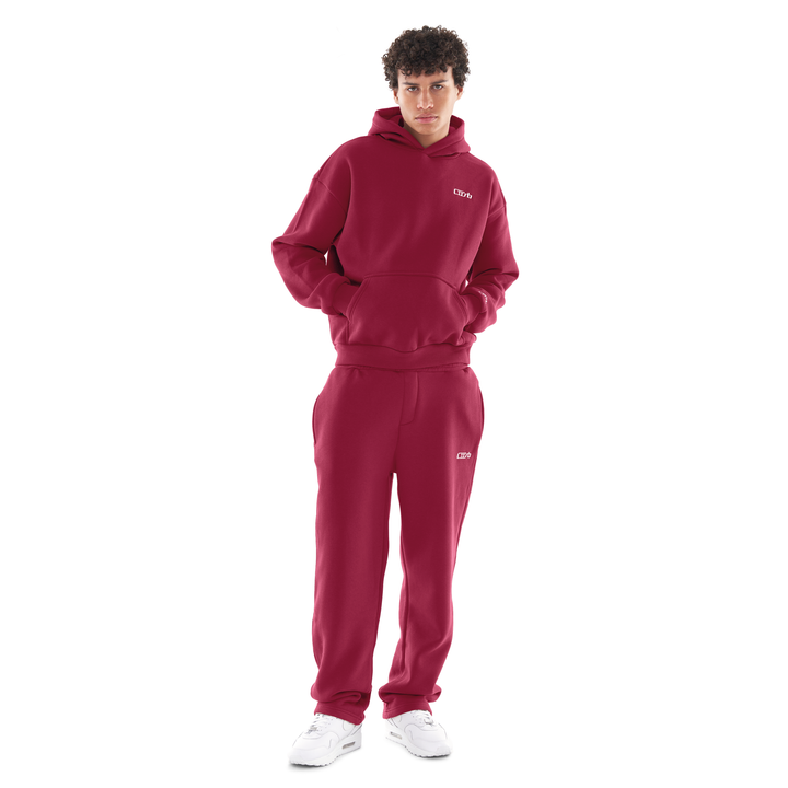 OPEN LEG JOGGER RICH RED