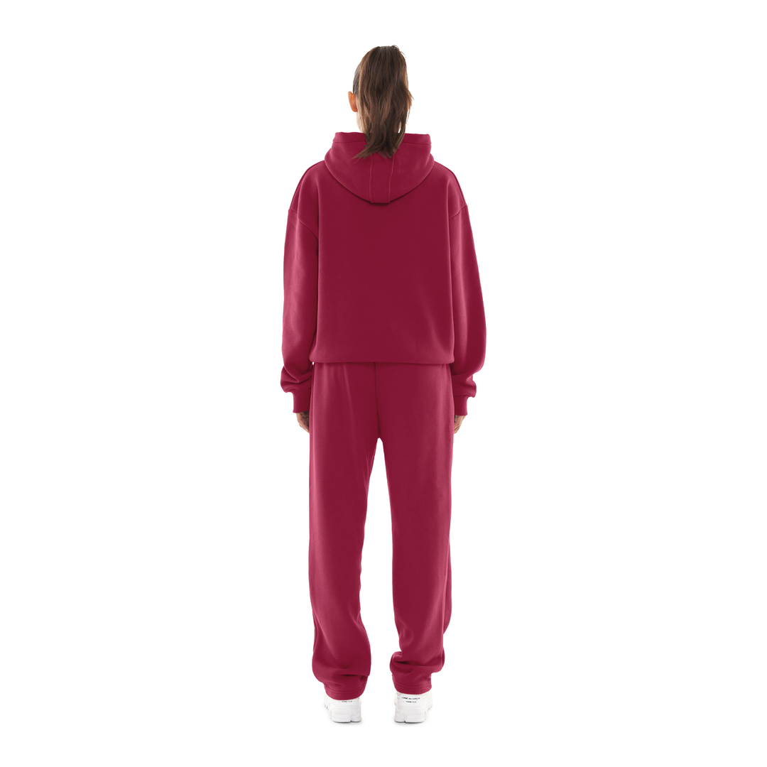 OPEN LEG JOGGER RICH RED