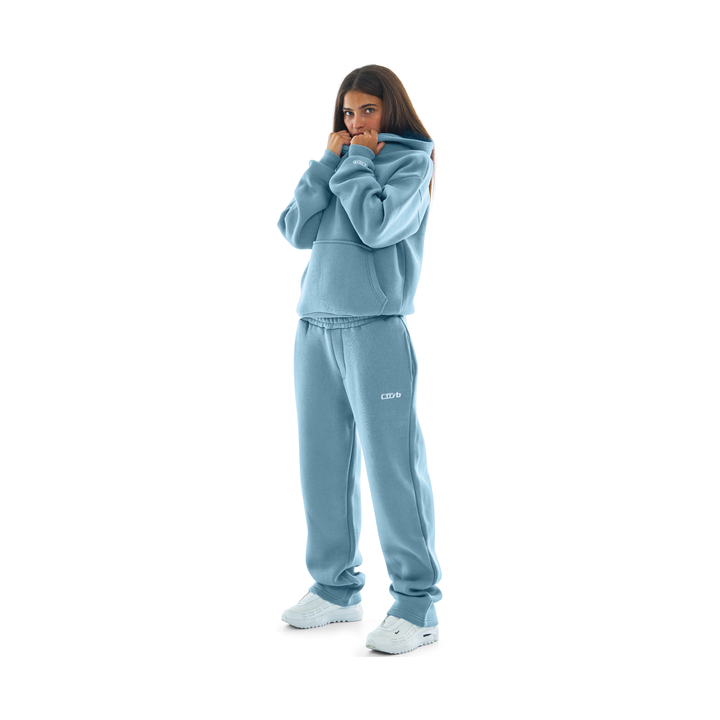 OPEN LEG JOGGER SHADOW BLUE