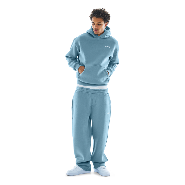 OPEN LEG JOGGER SHADOW BLUE
