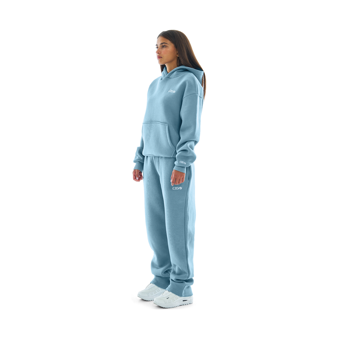 OPEN LEG JOGGER SHADOW BLUE