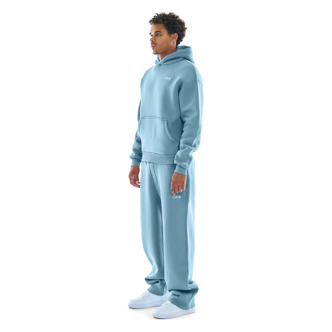 OPEN LEG JOGGER SHADOW BLUE