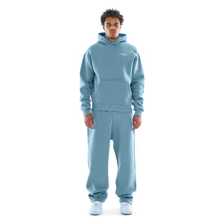 OPEN LEG JOGGER SHADOW BLUE