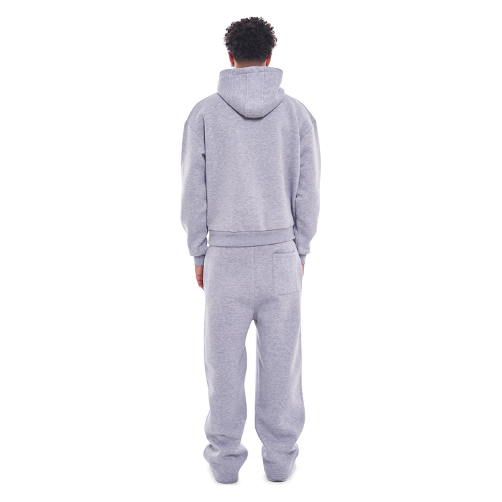 Wide Leg Jogger Grey Melange