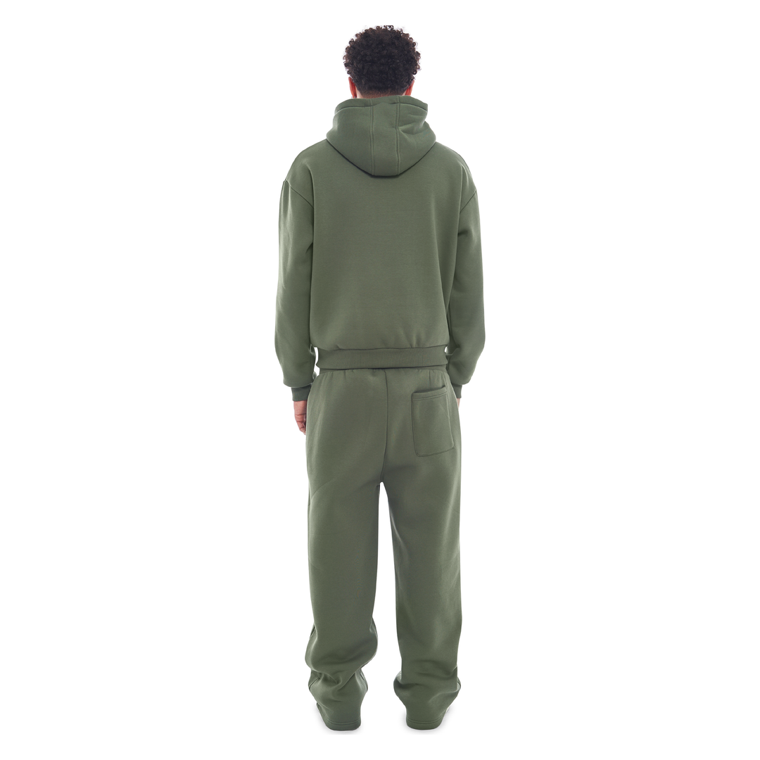 Wide Leg Jogger Bronze Green