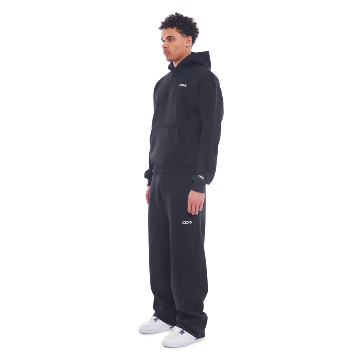 Wide Leg Jogger Black