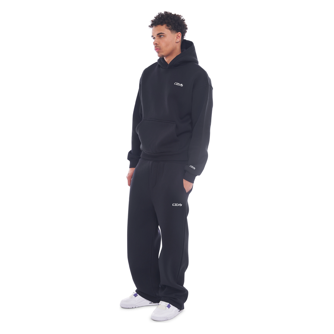 Wide Leg Jogger Black