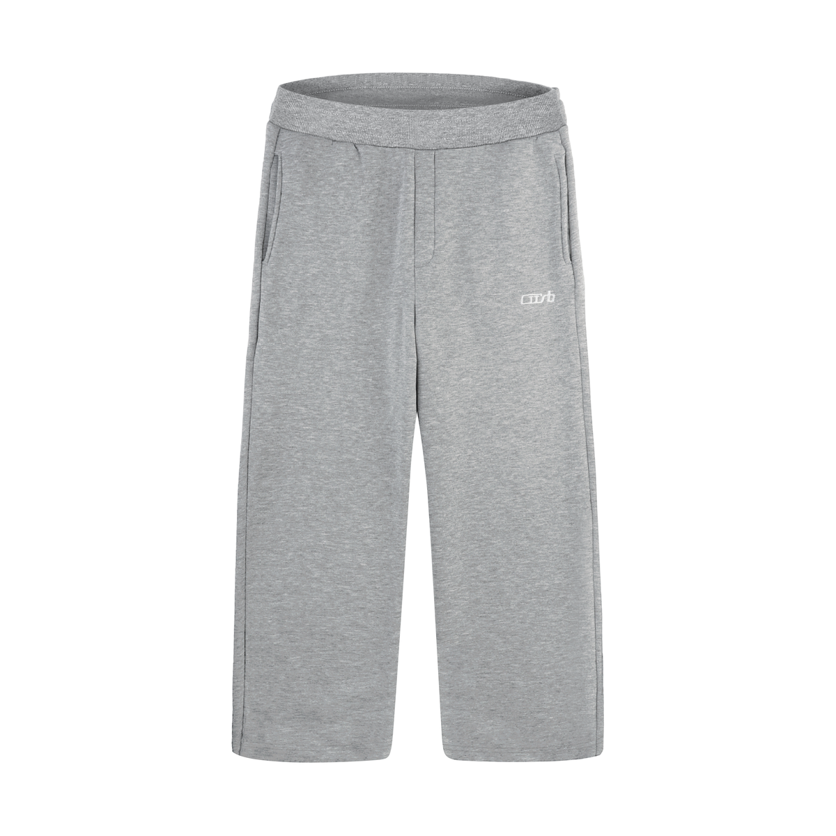 Wide Leg Jogger Grey Melange