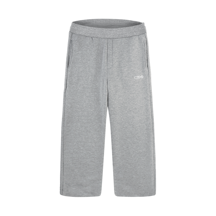 Wide Leg Jogger Grey Melange